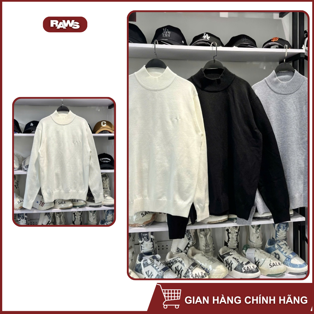 Áo Len Nam Nữ Dài Tay Raws Zio Song Zio Hàn Quốc 3 Màu