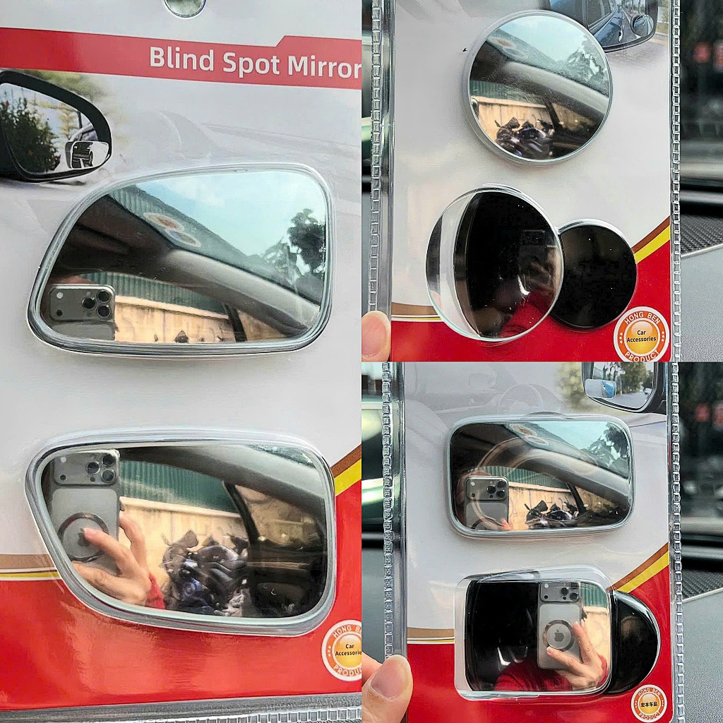 Bộ 2 gương cầu lồi xóa điểm mù 360 độ