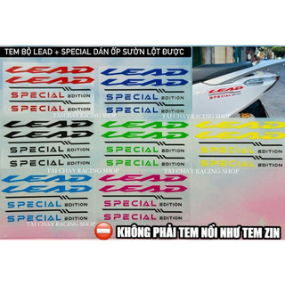 [ 1 BỘ ] TEM DECAL LEAD + SPECIAL LỘT ĐƯỢC DÁN ỐP SƯỜN