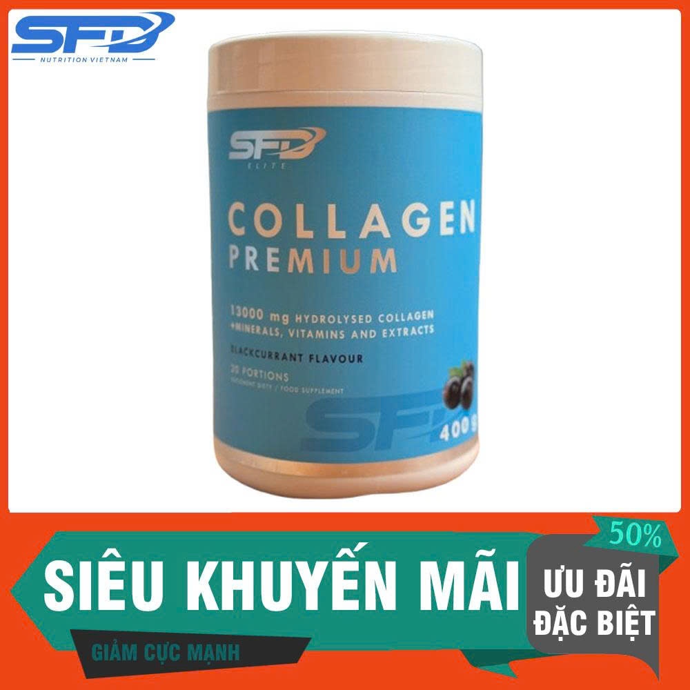 SFD Collagen Premium 400g | Collagen Thủy Phân + Vitamin C, D Cho Da & Khớp