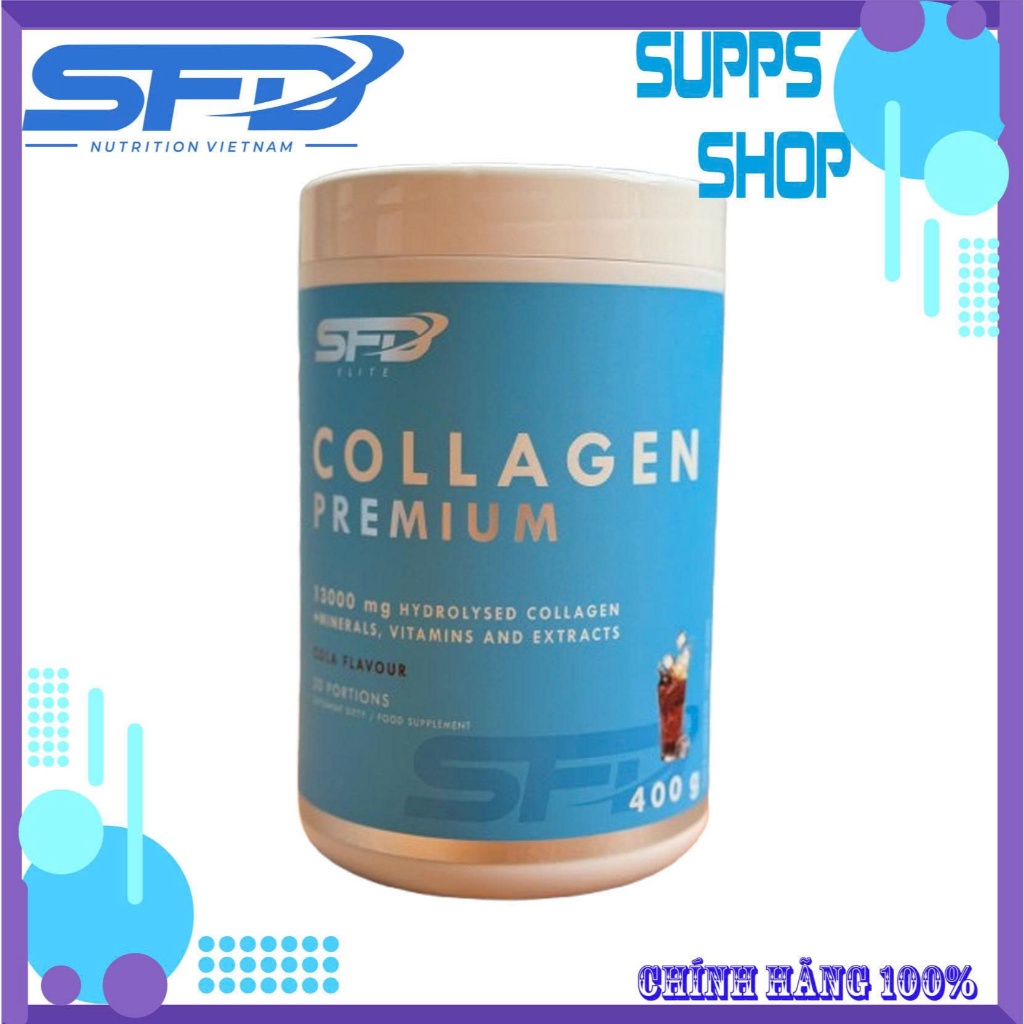 SFD Collagen Premium 400g | Collagen Thủy Phân + Vitamin C, D Cho Da & Khớp