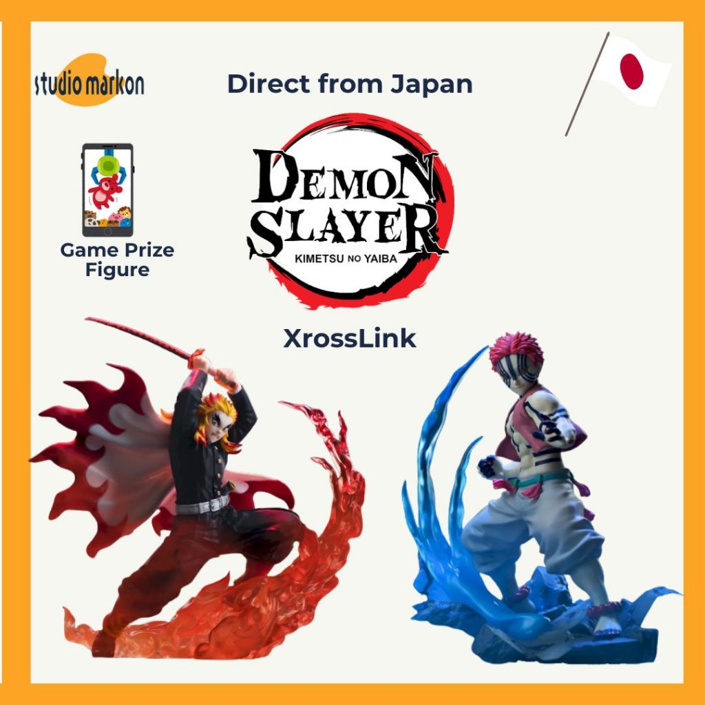 SEGA Demon Slayer ""XrossLink”” Kyojuro Rengoku / Akaza Figure 20260116 [Direct from Japan]