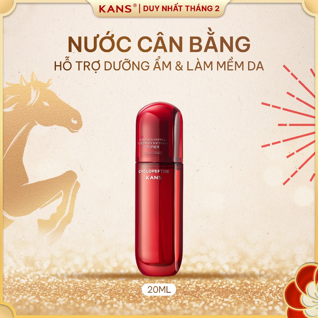 [Mini Size] Toner Nước Cân Bằng Dưỡng Ẩm Cấp Ẩm Và Phục Hồi Da 20ml