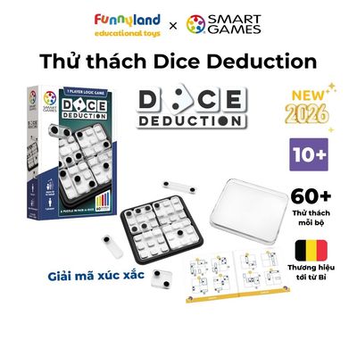 Đồ chơi trí tuệ SmartGames Dice Deduction 10+, Thử thách logic, suy luận thông minh