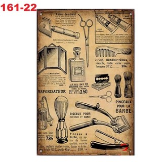 Tranh Sắt Treo Tường Barber