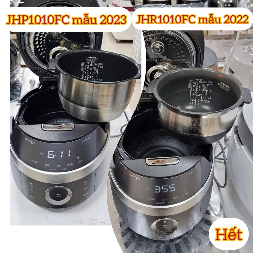 Nồi cơm điện cao tần cuckoo CRP-JHR1010FC 1.8L- Xanh Caviar. Nội Địa Hàn Quốc Bảo Hành 2 năm