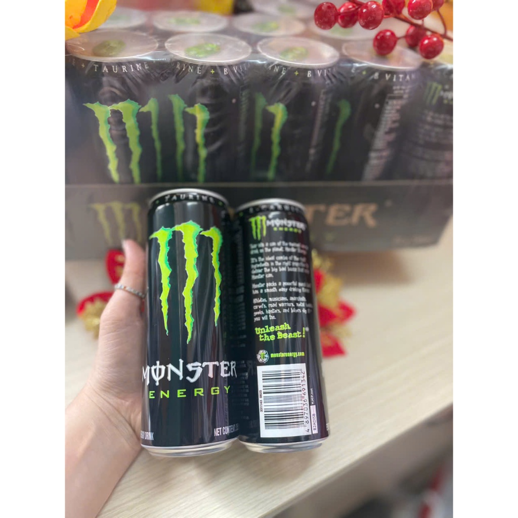 [HỎA TỐC HCM] COMBO 12 Lon MONSTER NGUYÊN BẢN 355ml- date 2027