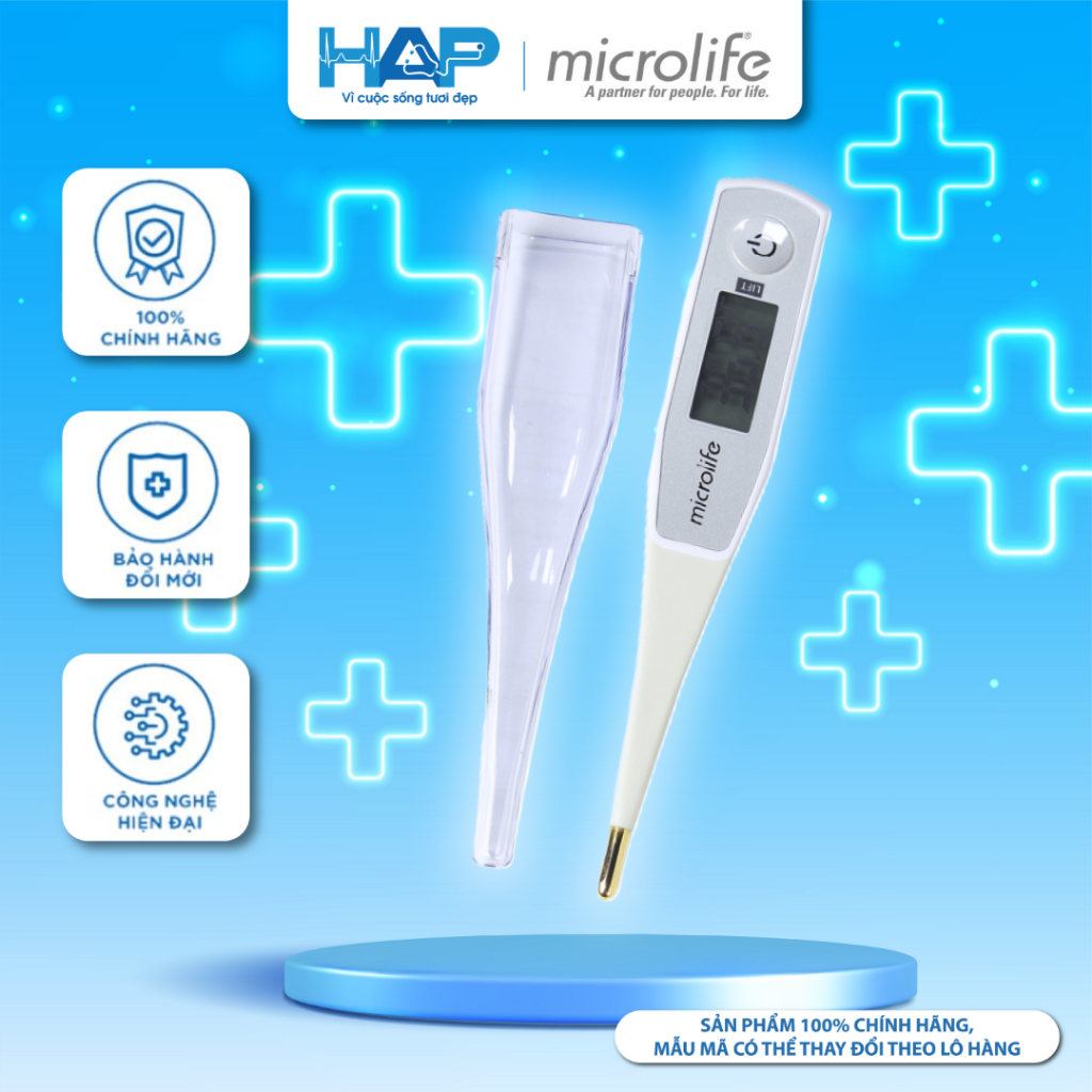 Nhiệt kế điện tử Microlife MT550 - Máy đo nhiệt độ nhỏ gọn an toàn cho gia đình