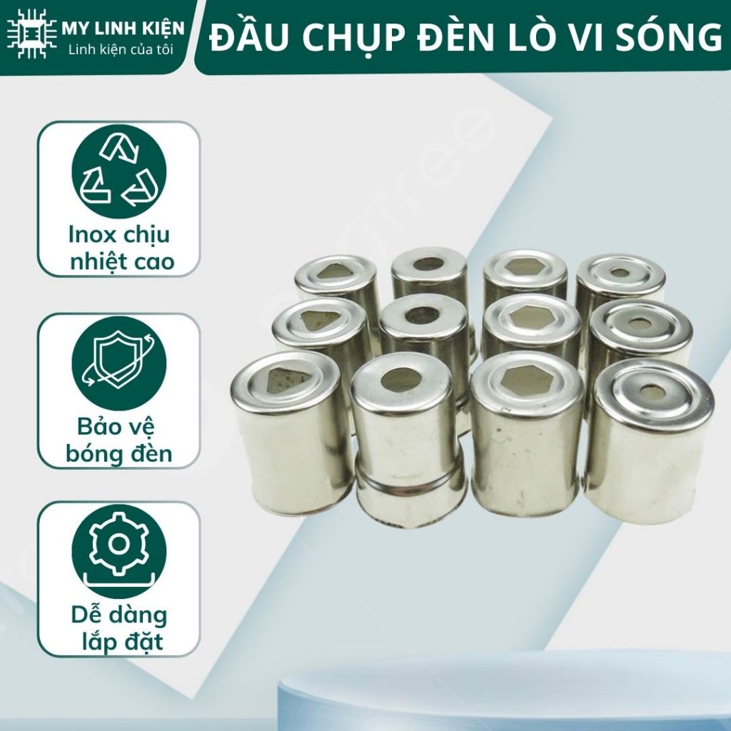 Chụp đầu đèn đầu chụp lò vi sóng tròn lục giác tam giác chất lượng tốt.