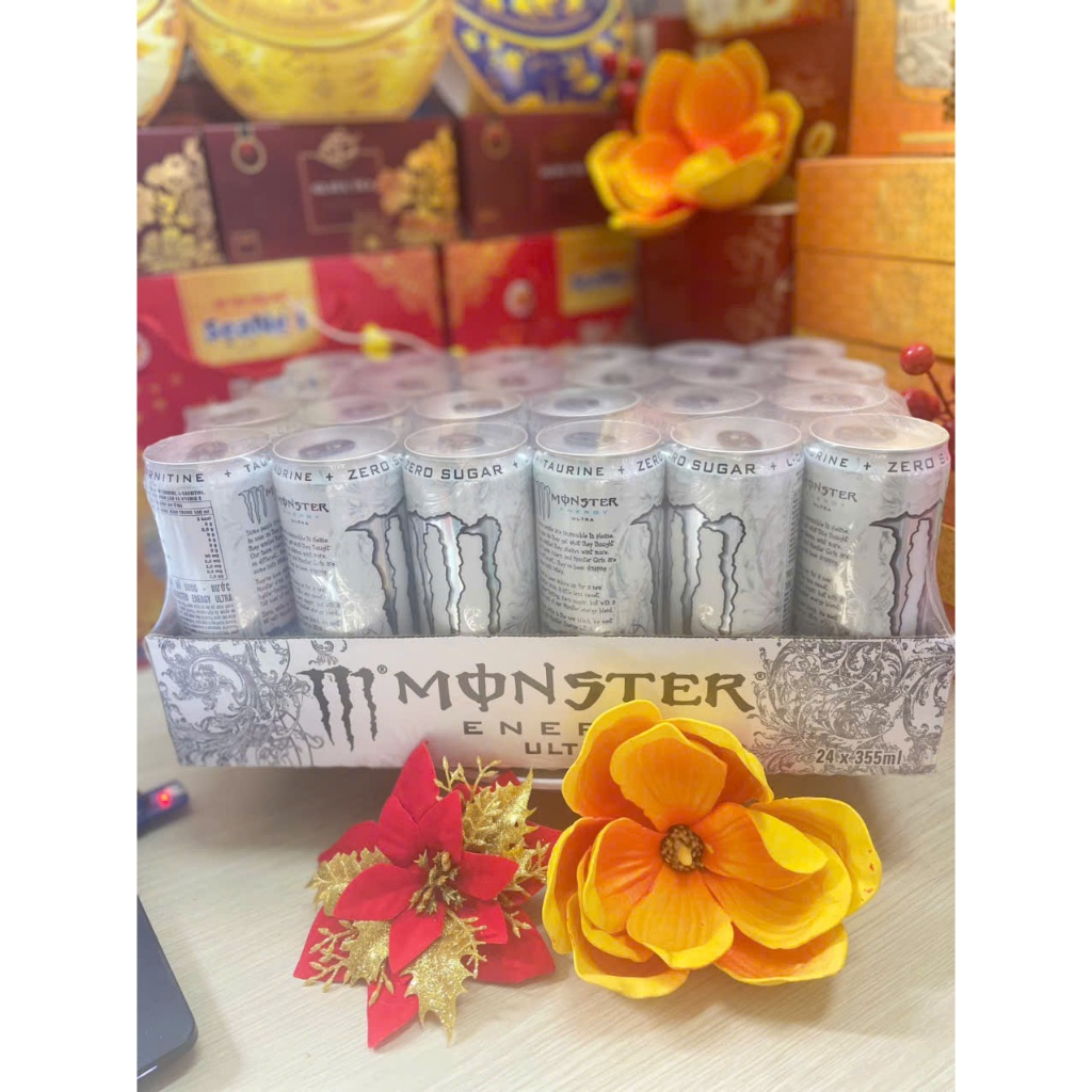 [HỎA TỐC HCM] COMBO 12 Lon MONSTER KHÔNG ĐƯỜNG 355ml - Date 2027