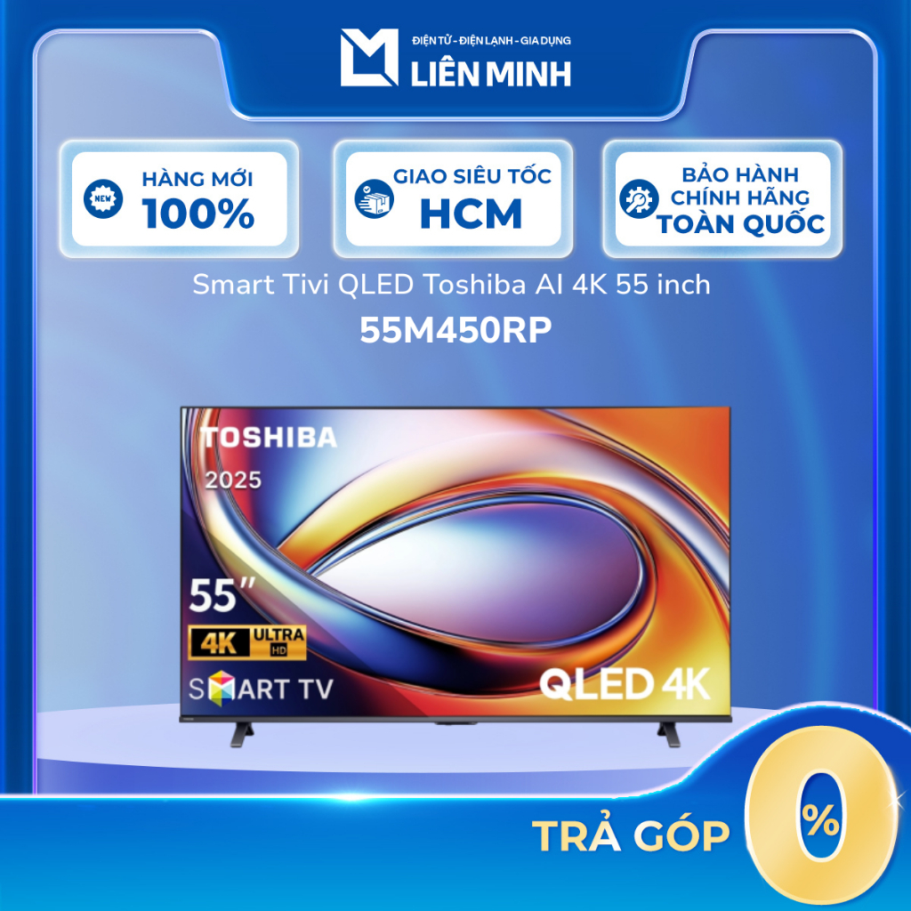65M450RP 65 Inch | 55M450RP 55 Inch Smart Tivi Toshiba QLED 4K [Giao Toàn Quốc]