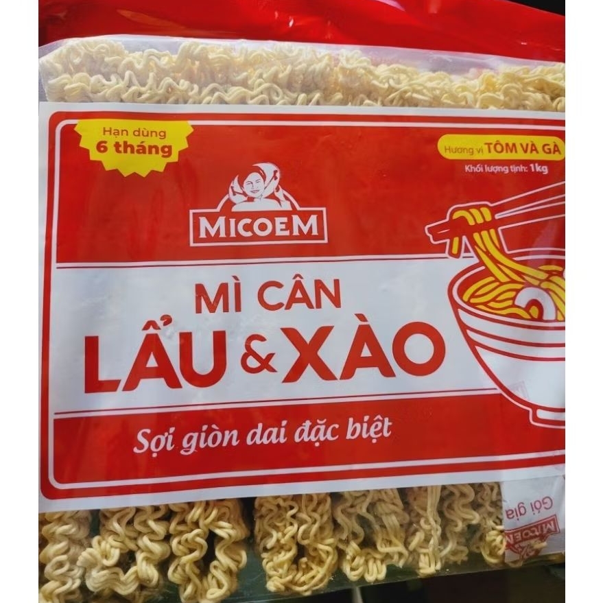 Mì tôm cân loại đặc biệt Micoem 1kg