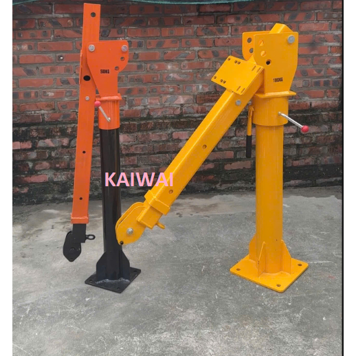 Khung cẩu xoay 360 độ tải trọng 1000kg gắn xe ô tô nâng cảu hàng hoá( CHƯA KÈM MÁY TỜI)