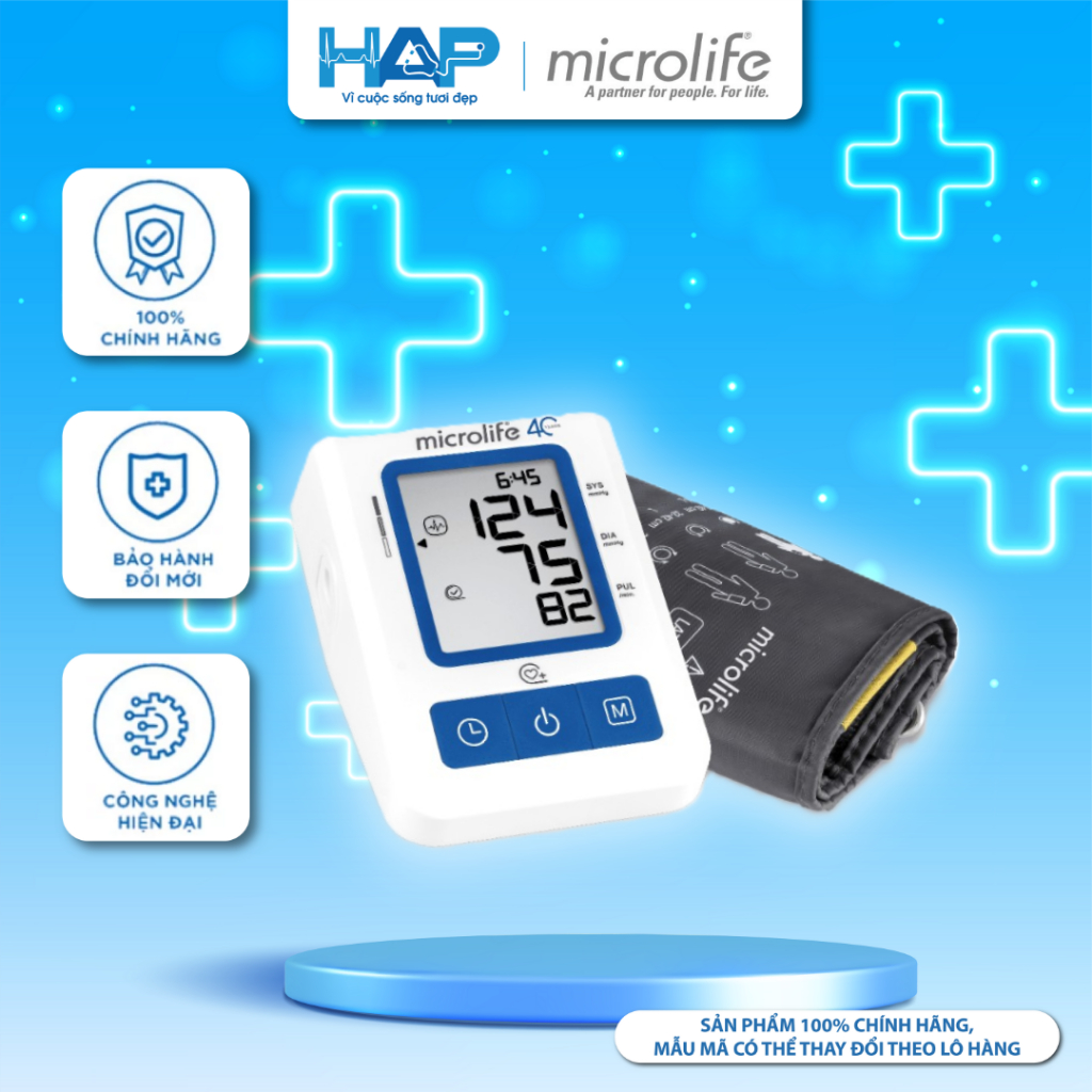 Máy đo huyết áp bắp tay MICROLIFE BP B2 Basic (BP3KA1-3N)