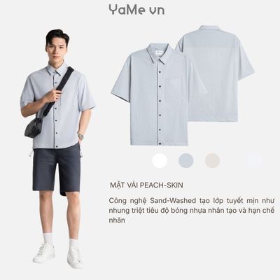 Áo Sơ Mi Nam Tay Ngắn EasyCare™ The Weekend 010 24798 |YaMe|