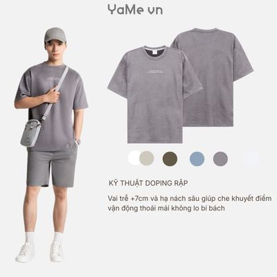 Áo Thun Nam Mịn Như Nhung CloudTouch™ Mặc Siêu Êm The Weekend 002 Dáng Rộng Rãi F4 23378 |YaMe|