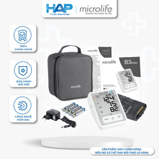 Máy đo huyết áp bắp tay Microlife BP B3 Basic (BP3KT1-3F)