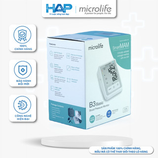 Máy đo huyết áp bắp tay Microlife BP B3 Basic (BP3KT1-3F)