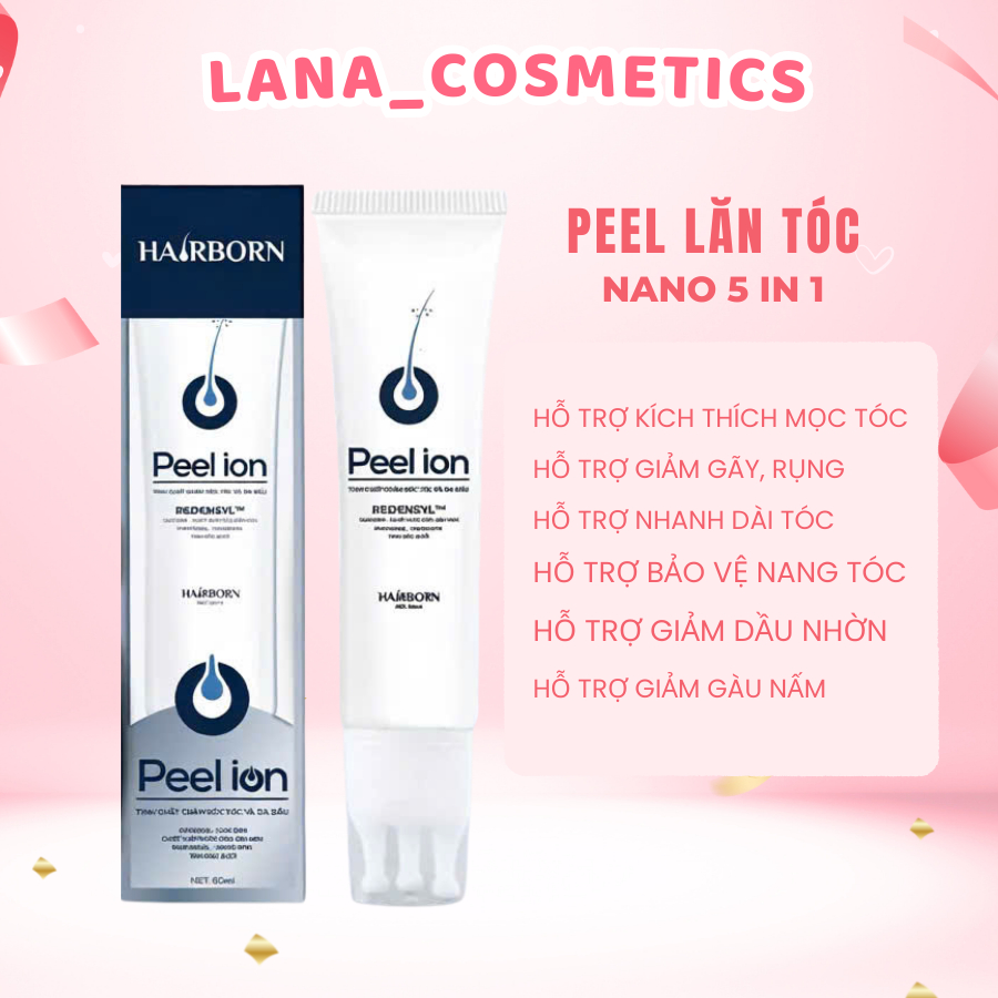 Peel lăn tóc ion HAIRBORN 60ML