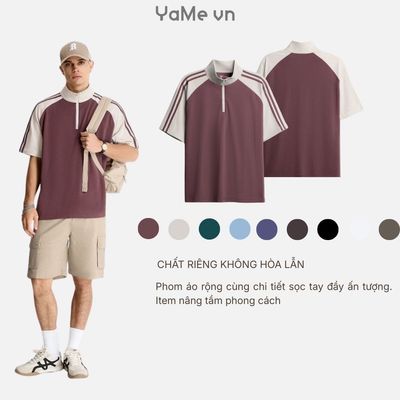 Áo Thun Cổ Polo Nam Tay Ngắn FlexFit™ The No Style 240 24827 |YaMe|