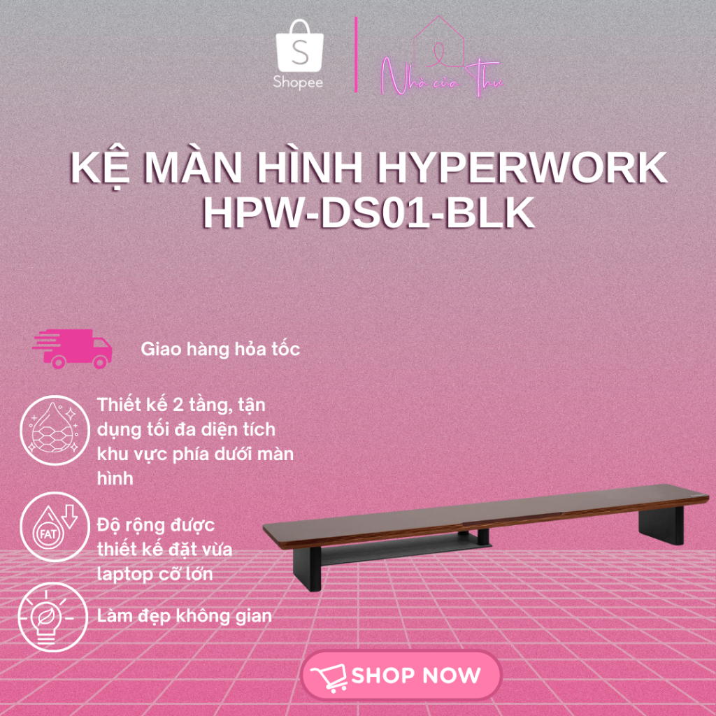 Kệ màn hình HyperWork HPW-DS01-BLK