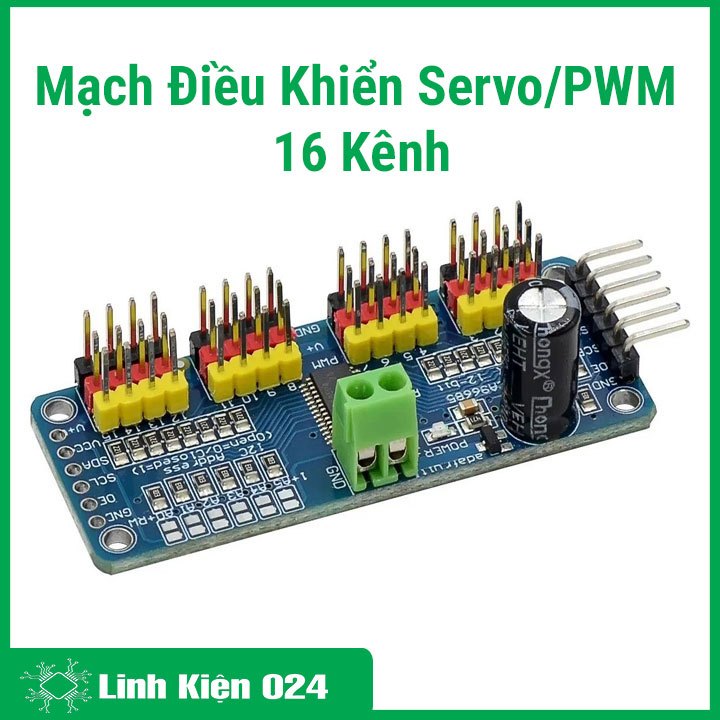 Mạch Điều Khiển Servo/PWM 16 Kênh I2C PCA9685