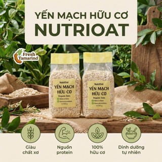 Yến mạch hữu cơ cán vỡ 1kg ( 2 túi 500g )