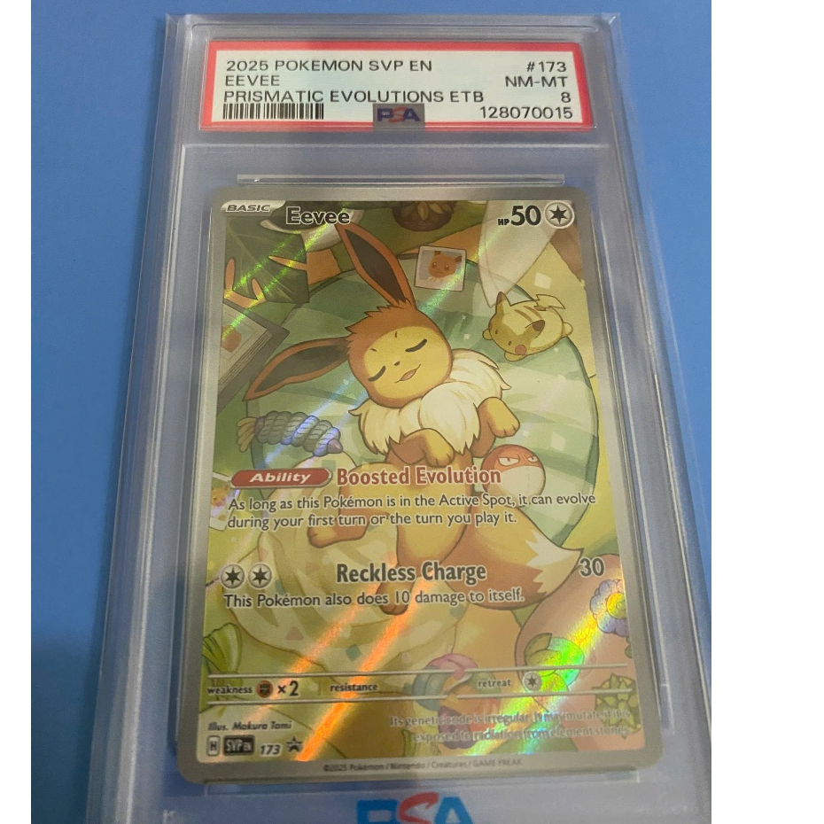 [LENHA] - POKEMON ENG - PROMO EEVEE 2025 - PSA 8