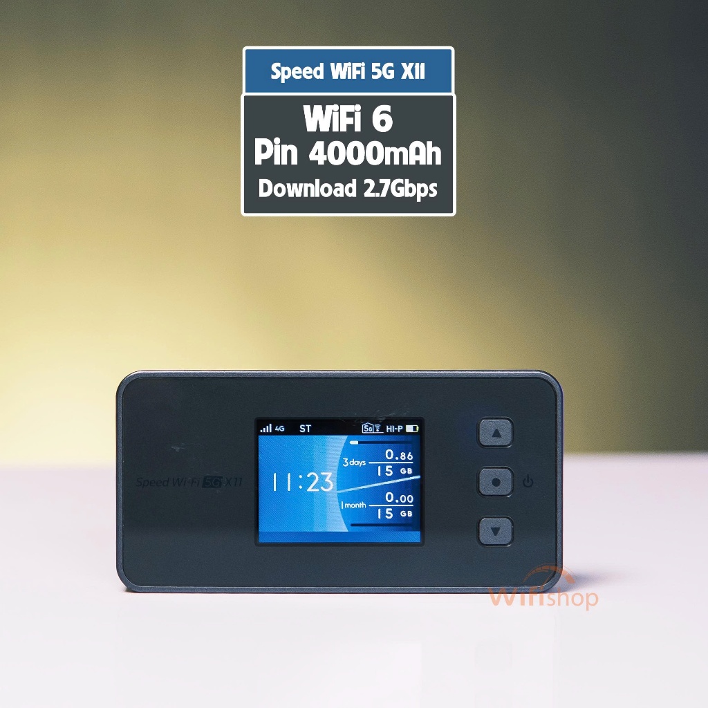 [ 5G GIÁ SIÊU RẺ ] Thiết Bị Phát Wifi 5G Speed WiFi 5G X11 NEC NAR01 ( Chỉ Máy - LIKE NEW 99% )