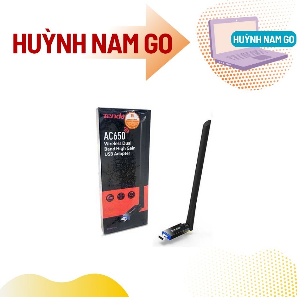 USB Wifi AC650 Tenda U10 Băng Tần Kép. hàng new bảo hành 1 tháng.