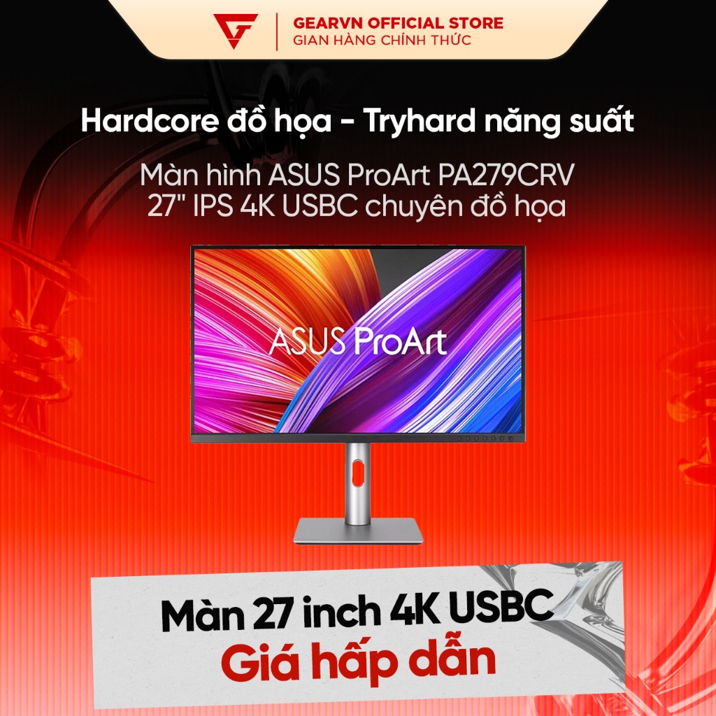 Màn hình ASUS ProArt PA279CRV 27" IPS 4K USBC chuyên đồ họa