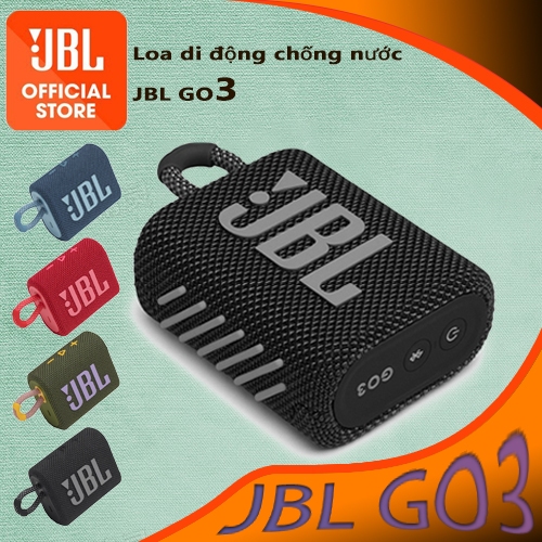 Loa Bluetooth JBL GO 3/JBL GO3 Công Suất 4.2W Nghe Nhạc Tới 5h Chống Nước IP67 Kết Nối Bluetooth 5.1