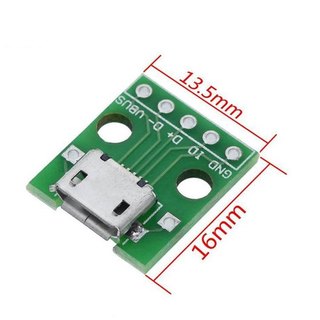 BO CHUYỂN MICRO USB-5P TO 2.54MIL DIP
