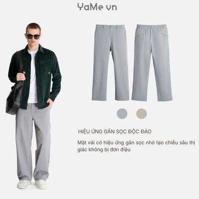 Quần Dài AirDry™ Vải Mỏng Nhẹ Thoáng Mát The No Style 227 Dáng Rộng Rãi F4 24710 |YaMe|