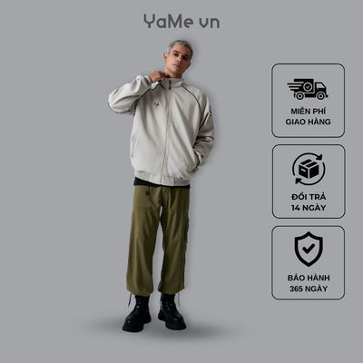 Áo Khoác BomBer Nam Vải Cá Sấu DurableTex™ Co Giãn Mặc Mát The No Style 183 Dáng Rộng Rãi F4 23458 |YaMe|