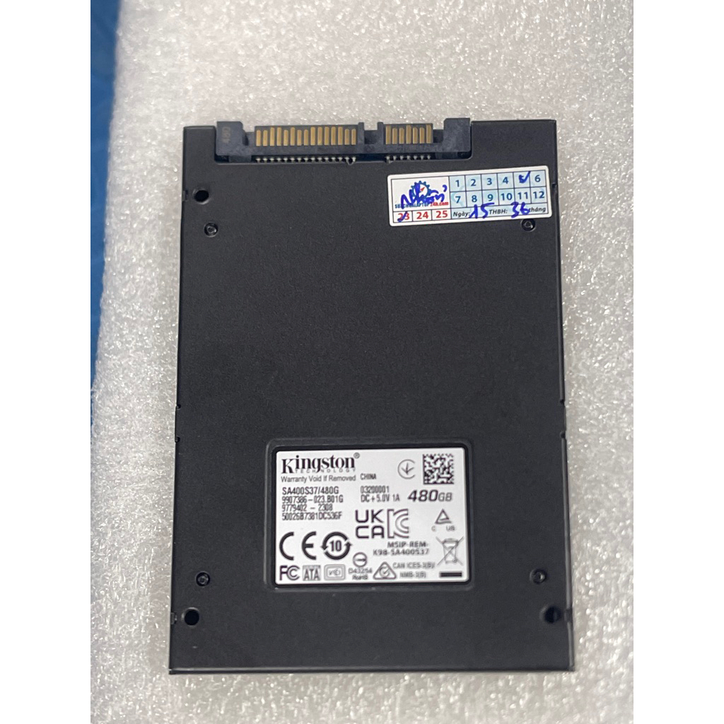 Ssd 480Gb kingston chính hãng