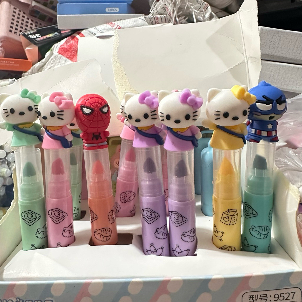 Bộ bút dạ quang 6 cây/6 màu, bút hightlight, bút ghi chú đánh dấu