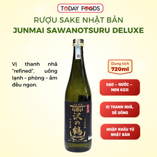 Rượu Sake Junmai Sawanotsuru Deluxe 720ml 15-16% Nhật Bản