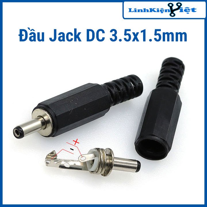 Đầu Jack DC 3.5x1.5mm - Đực