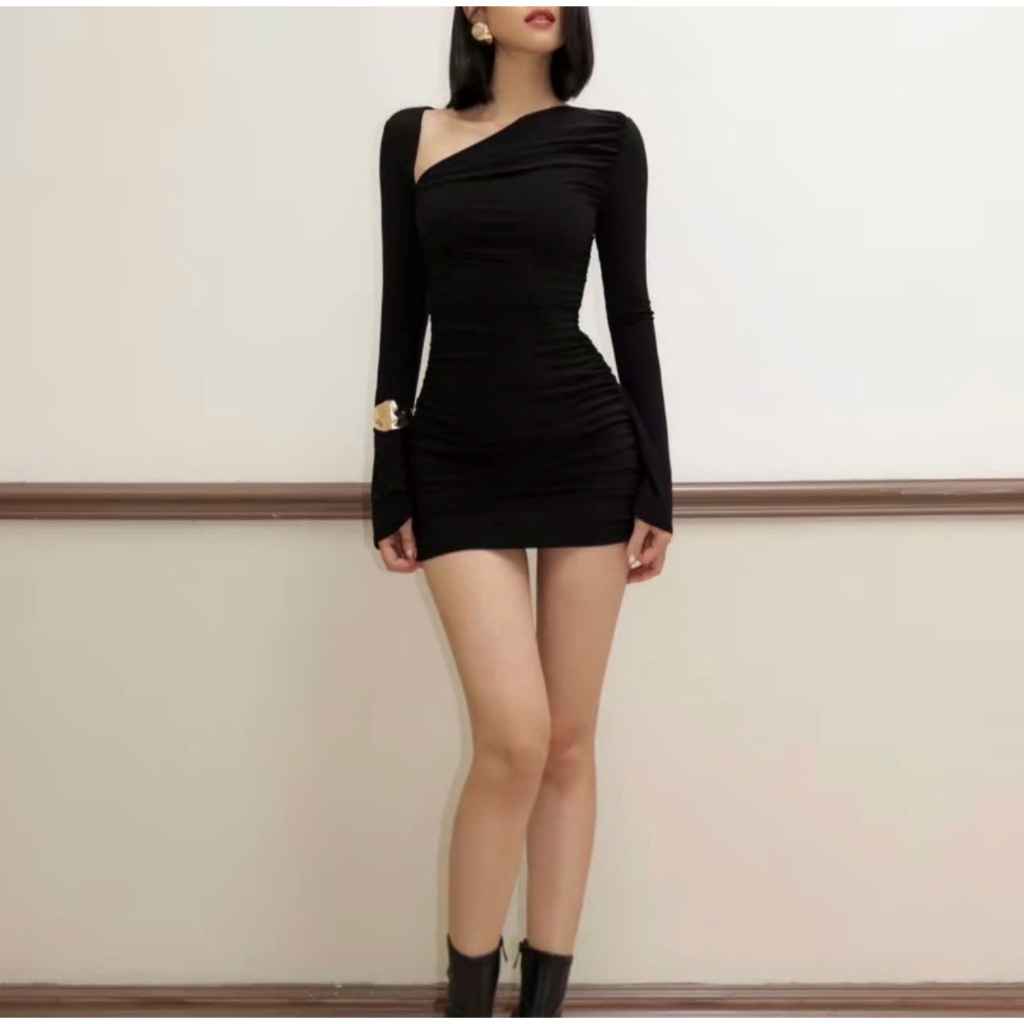 Đầm Body Nữ Dài Tay Dáng Ngắn LONACO D245, Váy Body Thiết Kế Đặc Sắc Trẻ Trung Thời Trang Phong Cách | BigBuy360 - bigbuy360.vn
