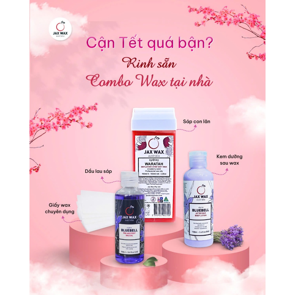 COMBO WAX TAY CHÂN JAX WAX 100ML