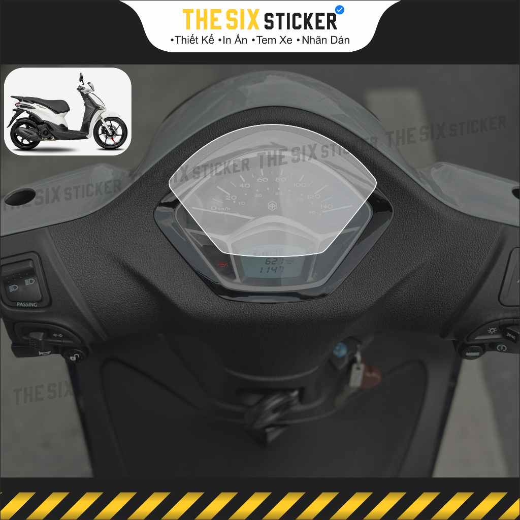 Miếng Dán Film PPF Đồng Hồ Liberty 125 S - Liberty 50