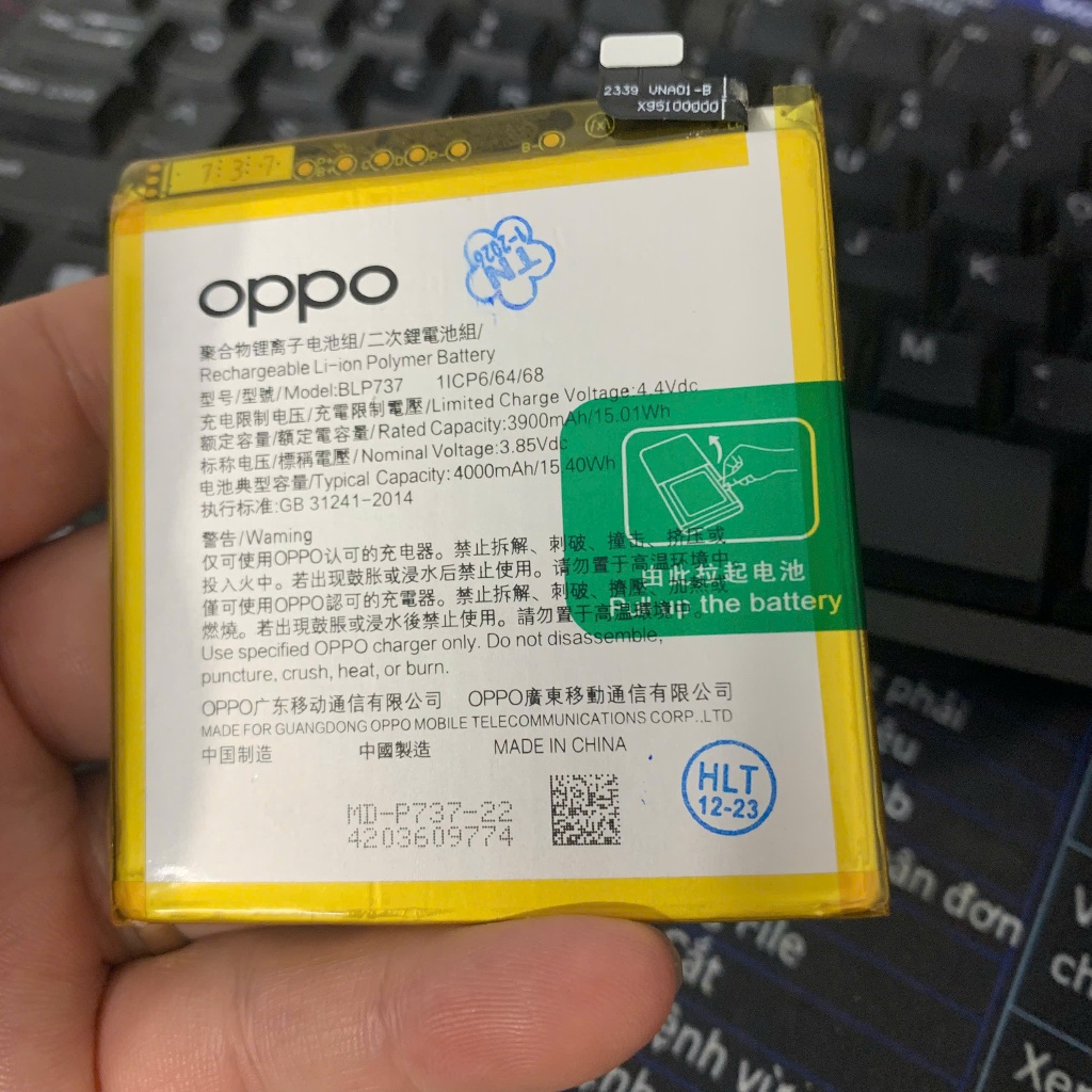 Pin thay thế cho Oppo BLP737, Reno 2F
