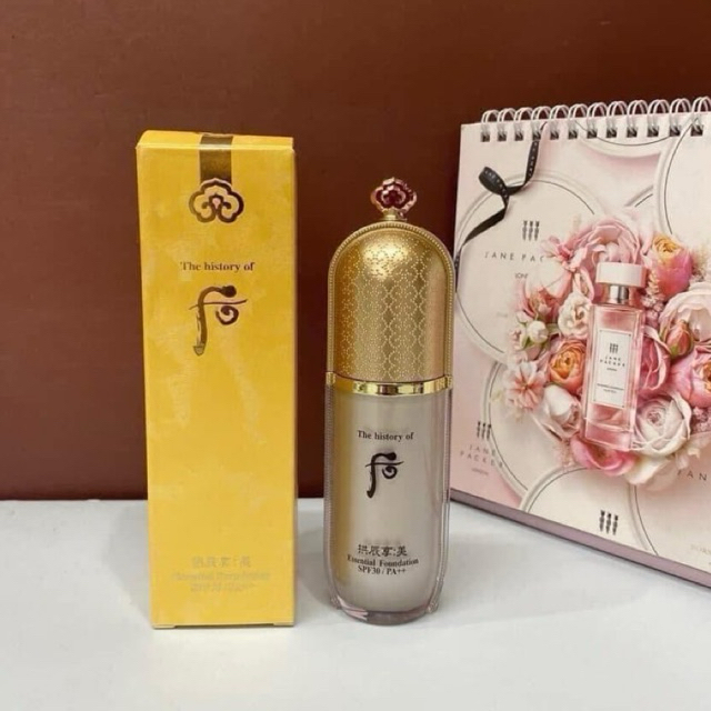 KEM NỀN WHOO Whoo Mi Essential Skin Foundation 40ml Whoo Tròn Vàng