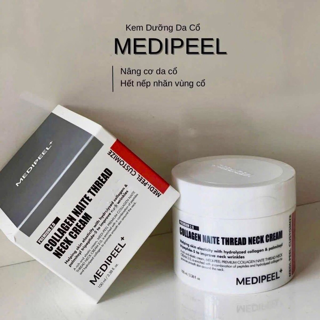 KEM DƯỠNG DÀNH CHO CỔ MEDIPEEL COLLAGEN NAITE THREAD NECK CREAM Hàn Quốc 100ml