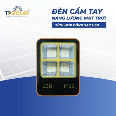 [HÀNG TẶNG KHÔNG BÁN] Đèn Cầm Tay Năng Lượng Mặt Trời TP SOLAR Công Suất 60W, 3 Chế Độ Sáng TP.XT11.60