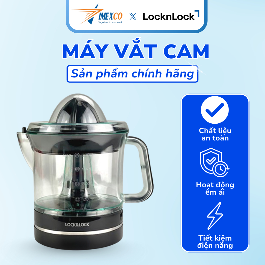 Máy Vắt Nước Cam LocknLock 700ml - EJJ236BLK