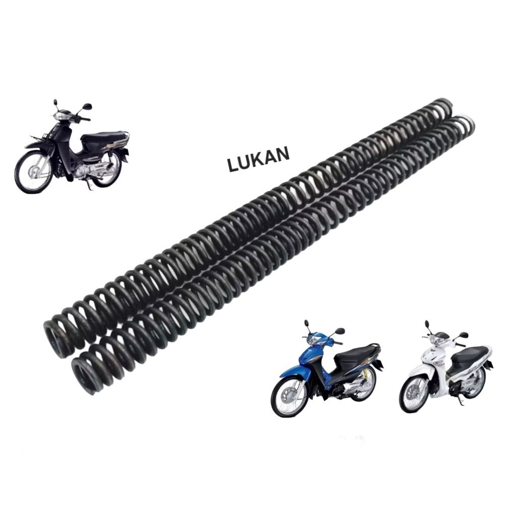 Cặp Lò xo ti phuộc trước FUTURE 2, NEO, X, WAVE A, RS, S100, RSX... zin