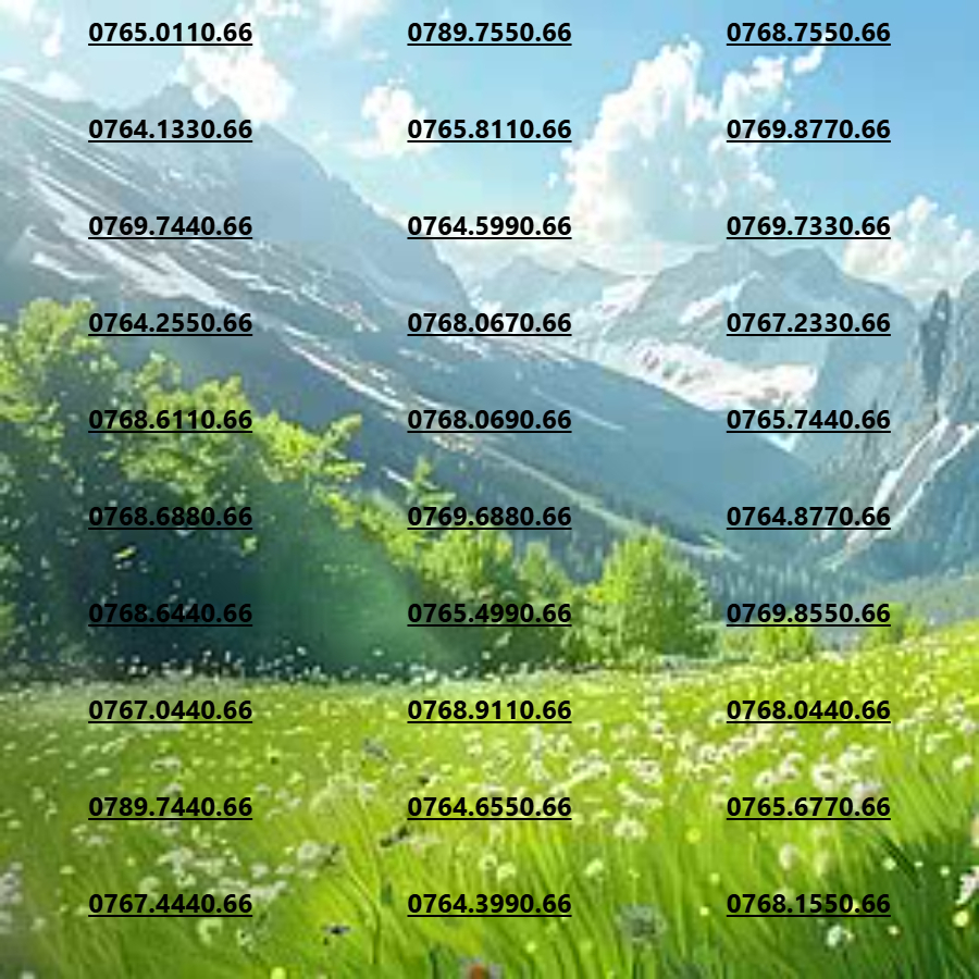 [Nguyên KIT - Hỗ Trợ Esim] Sim Mobifone Đuôi 066 Phong Thủy