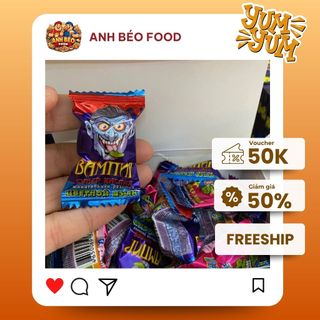 Bán Sỉ Hộp 50 Cái Kẹo Cao Su M.A Thuật Nhuộm Màu – Kẹo Vui Nhộn, Hot Trend Trẻ Em